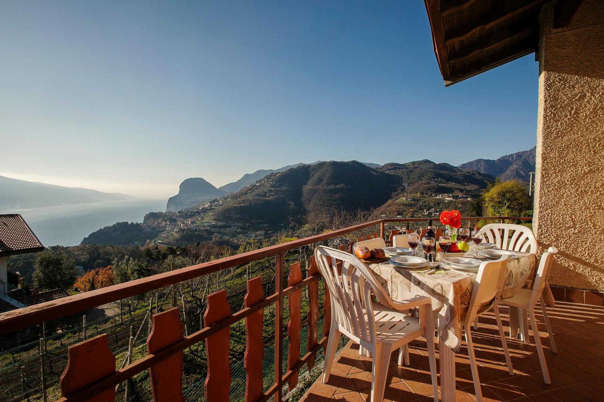 Balcone Panoramico Sul Garda - Happy Rentals Tremosine Exterior photo